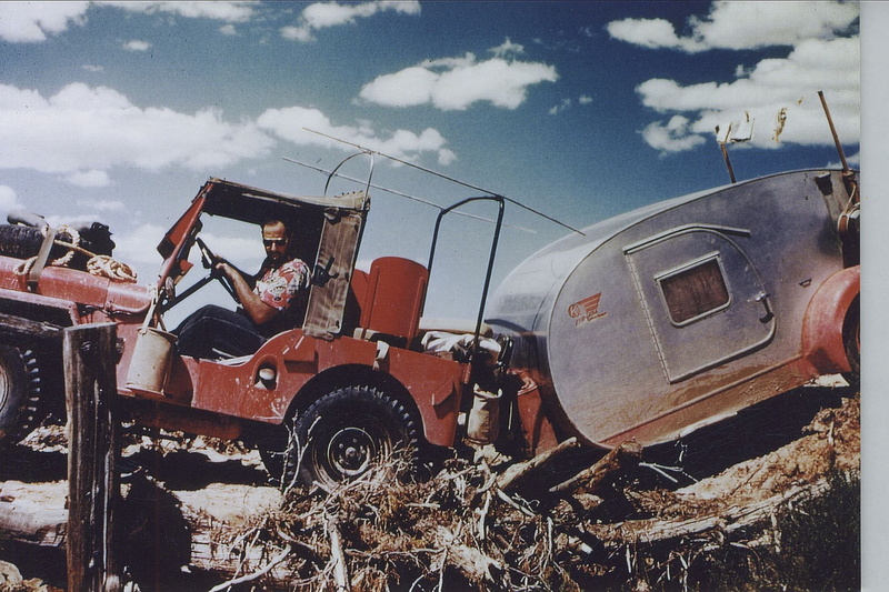 motorhome, jeep, retro, 1953, willys, custom, camper, 1080P, truck, cj-3b, offroad, 4x4