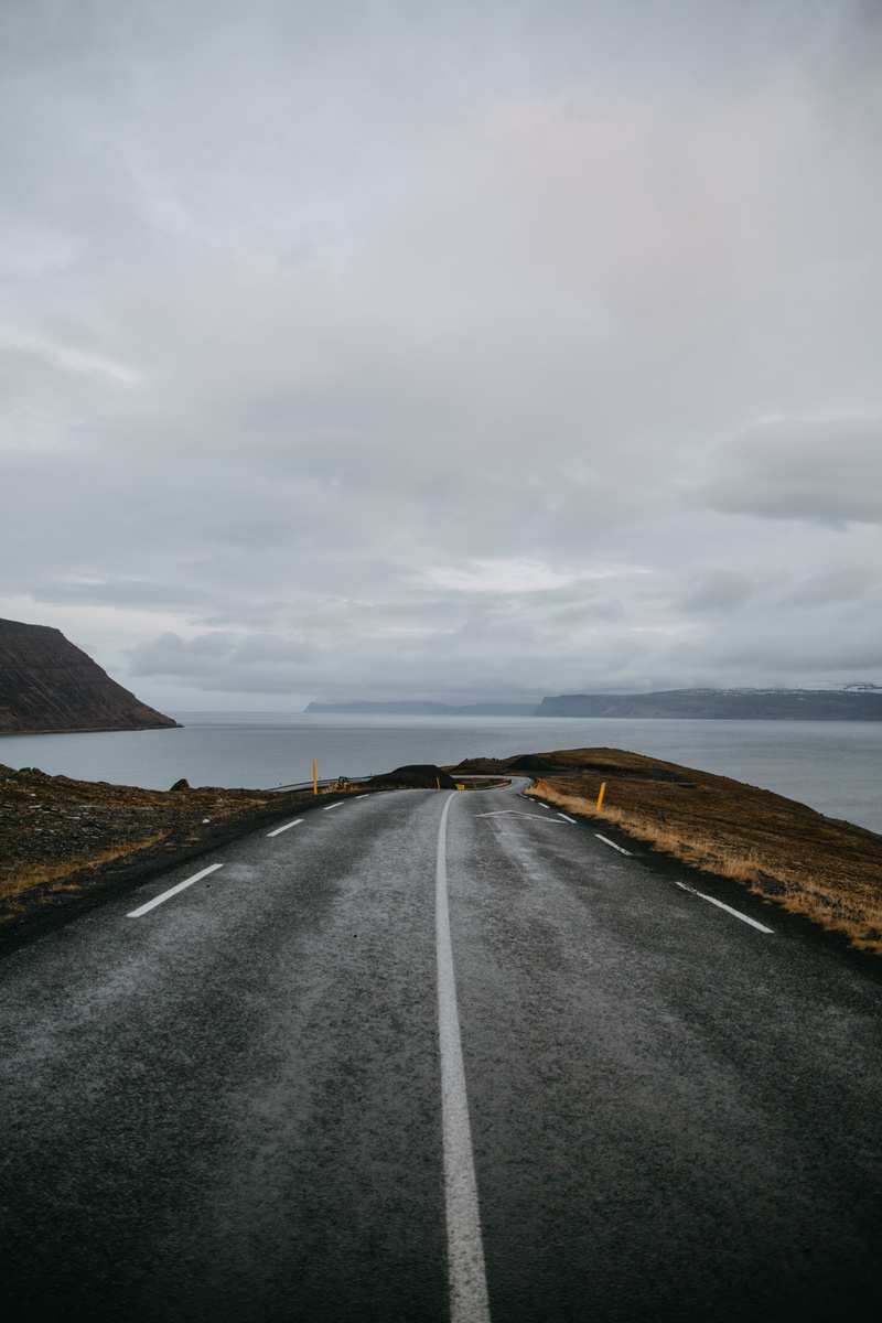 tourism, rock - Object, cliff, uK, marking, outdoors, island, road, shore, sky, dividing line, hill, diminishing perspective, transportation, road marking