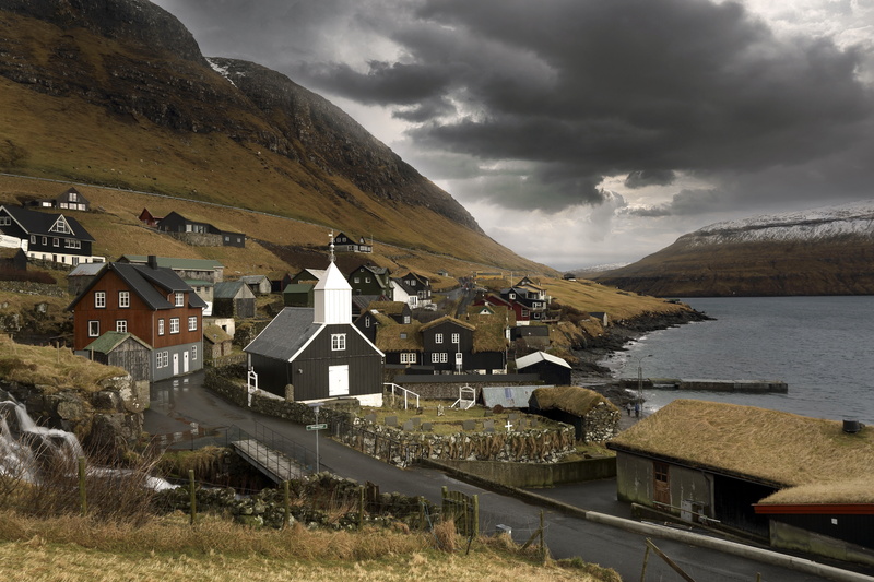 shore, Bour, Faroe islands, 5K, road