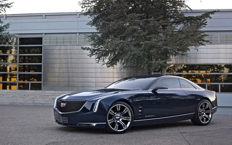 blue, cars, 2K, cadillac, elmiraj, 2013, concept, coupe