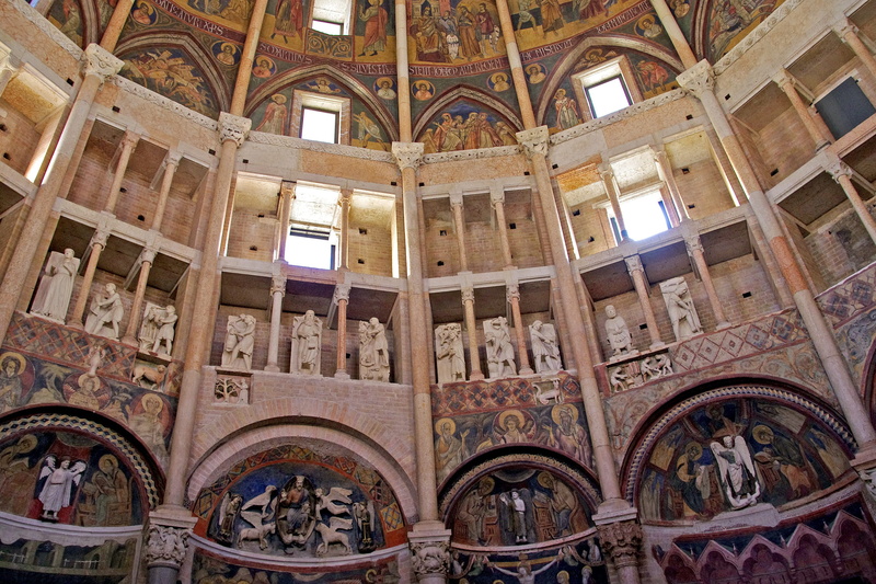 famous Place, day, parma, sacred art, Emilia Romagna, Italy, history, gothic, monument, ornate, architecture, art and craft, indoors, place of worship