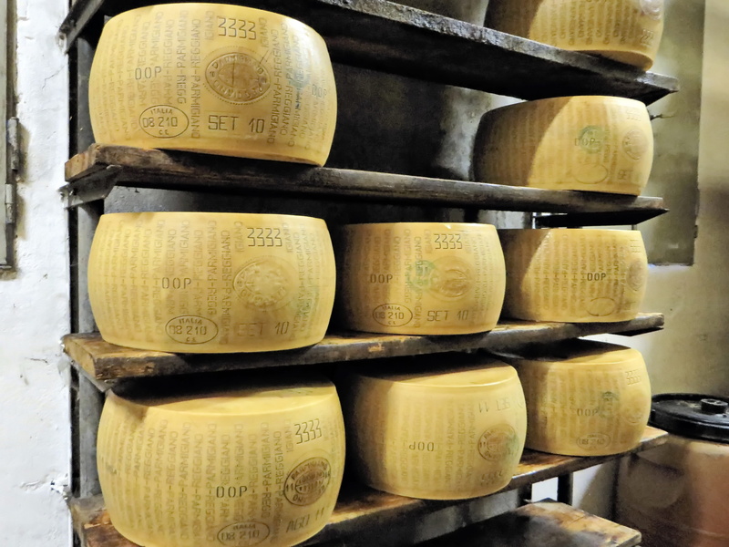 food and drink, cheese, shelf, small business, store, container, 2K, close-up, food, indoors, stack, still life, parma, retail, business, taste, for sale