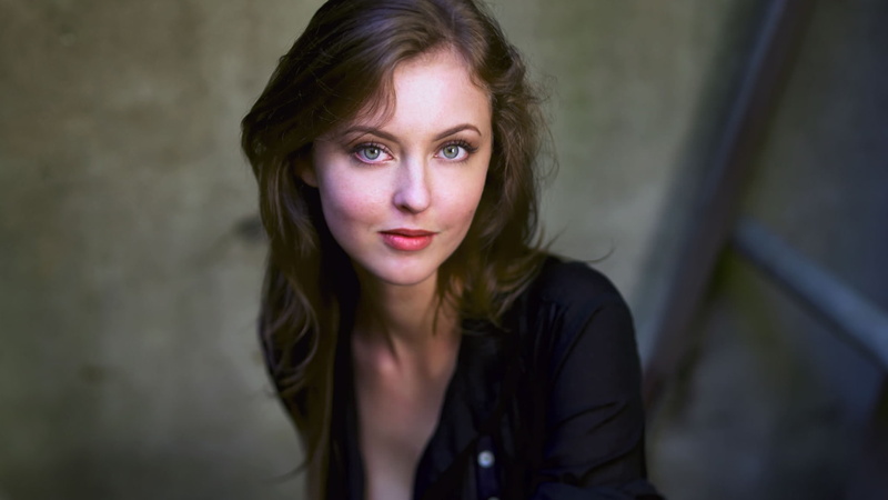 Katharine Isabelle, 1080P, brunette, women, blue eyes