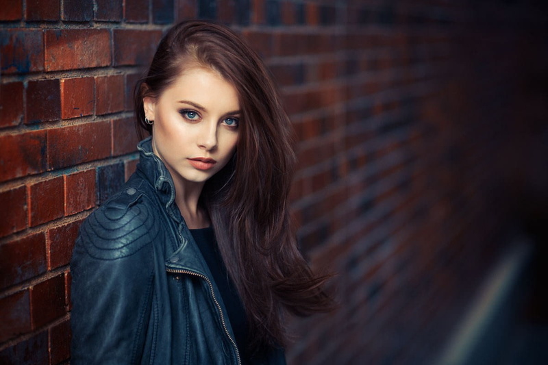 480P, Isabel, wall, women, face, portrait