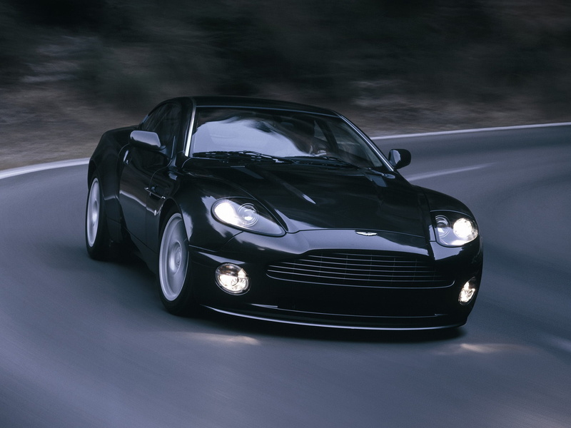 luxury, car, aston martin, transportation, 2004, focus on foreground, front View, engine, mode of Transport, power, v12, outdoors, land Vehicle, side View