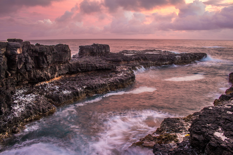 rock - object, seawall, surrounded, no people, beach, ocean, horizon over water, coast, scenics - nature, seascape, beauty in nature, wave, beside, landscape