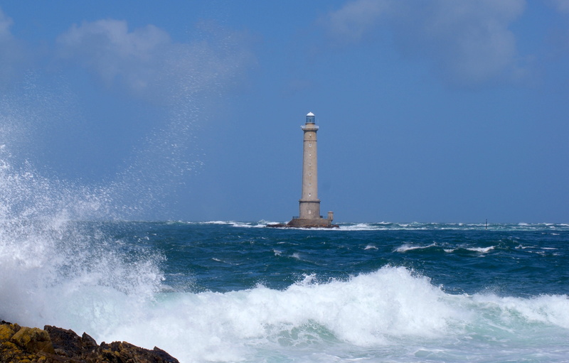 danger, wave, protection, water, white, lighthouse, surfing, built structure, motion, 2K, coastline, waters, beacon, coast, outdoors, storm, cloud - Sky