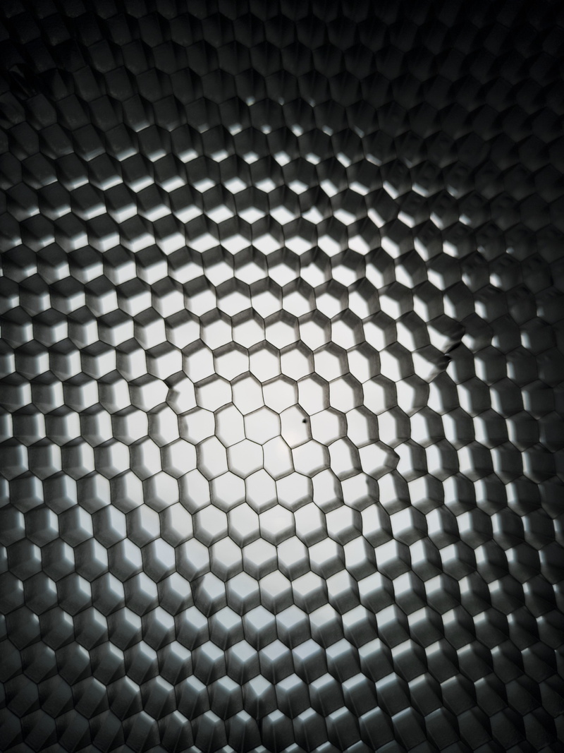 full frame, black, backgrounds, floor, alloy, pattern, background, black and-white, hexagon, close-up, aluminum, shape, futuristic, honeycomb, grid, macro