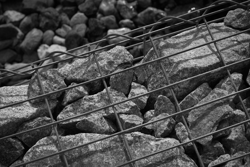 the safety of the, damaged, cable, iron, building, abandoned, rock, 5K, macro, outside, rock - object, irons, structure, metal construction, architecture