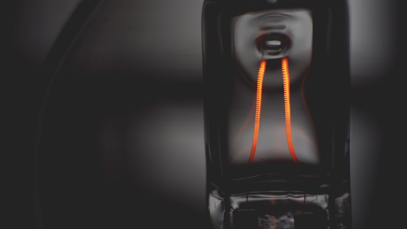 light bulb, glass, gray, fuel and power generation, black, telephone, macro, electricity, number, box, focus on foreground, single object, retro styled