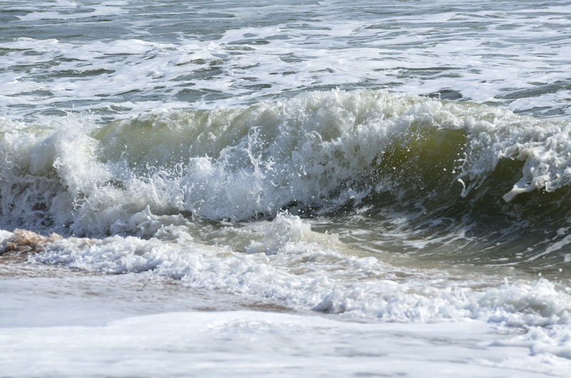 aquatic sport, power in nature, flowing water, sea, seascape, ocean, foam, surfing, summer, beach, tide, seashore, power, horizontal plane, 4K, wave, spray