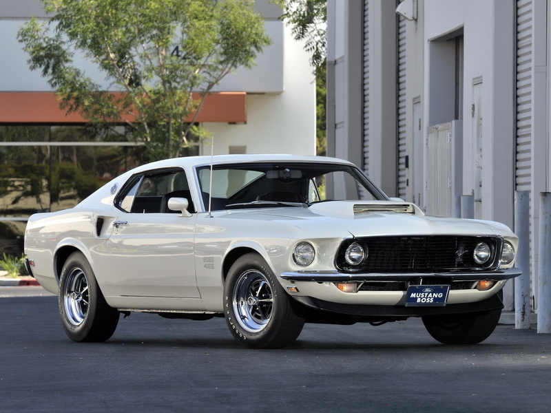 1080P, muscle, classic, 1969, mustang, 429, ford, boss