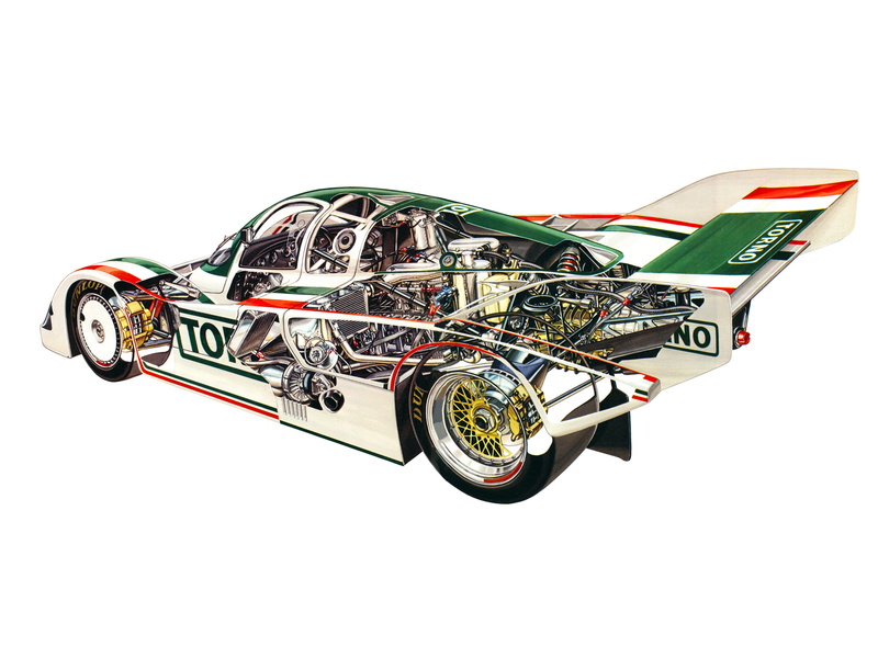 1080P, interior, engine, race, porsche, classic, engines, cutaway, racing, 962c, 1984