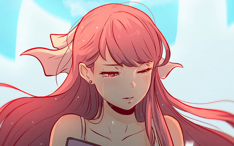 1080P, emotion, art and craft, Rin (Shelter), hairstyle, human face, human representation, Shelter, disguise, close-up, sunlight, obscured face, nature