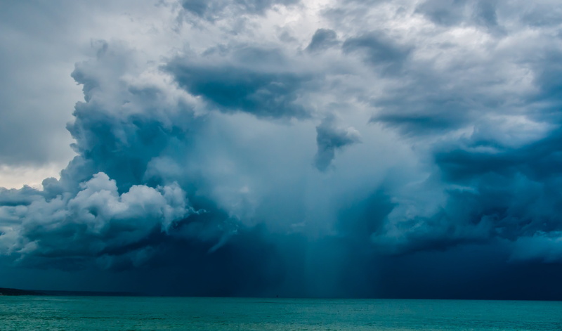 gewitterstimmung, power, outdoors, horizon, horizon over water, dramatic sky, power in nature, clouds, thunderstorm, storm cloud, tropical climate, dark