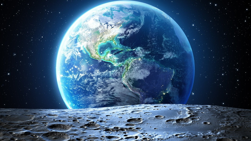 sky, futuristic, 1080P, sphere, astronomy, space, Earth, From Space, no people, Crater, globe - man made object, outdoors, Stars, world map, planet - space