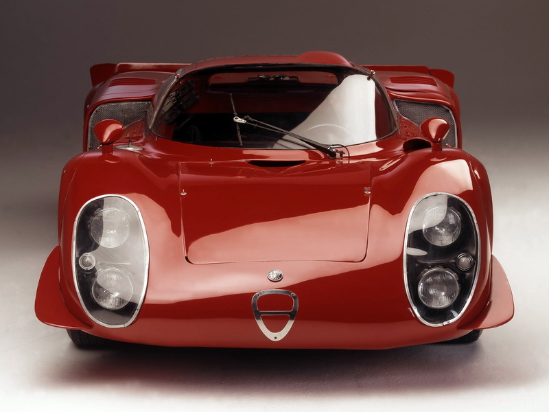 race, classic, daytona, alfa, racing, romeo, tipo, 33 2, 1968, 1080P