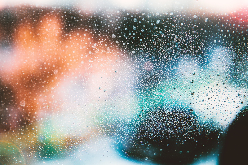 rain, raindrops, glass - material, no people, indoors, weather, drop, drops, droplets, full frame, night, rainy, backgrounds, focus, glass, texture, colorful