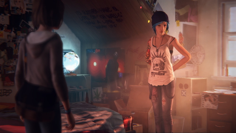 real people, young women, two people, Max Caulfield, adult, leisure activity, human representation, standing, women, Price House, illuminated, reflection