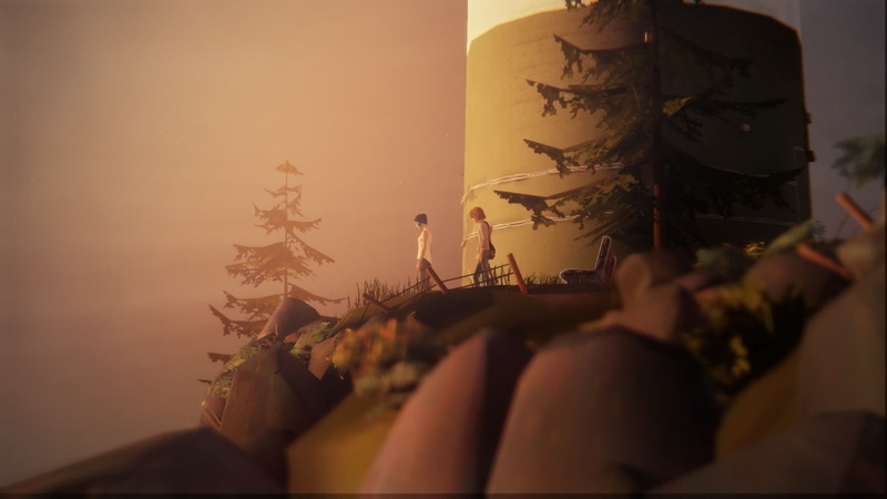 outdoors, lighthouse, Max Caulfield, lifestyles, sunset, plant, people, transportation, mode of transportation, 720P, sky, belief, Life Is Strange, tree