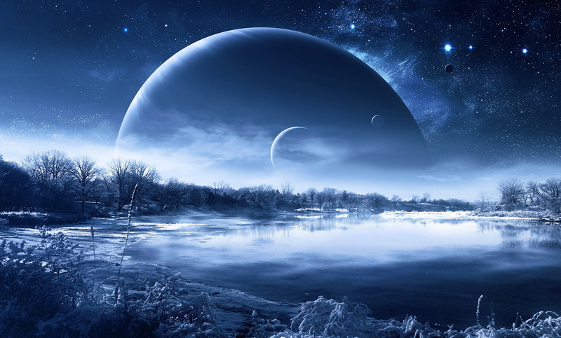 planet - Space, backgrounds, star - Space, galaxy, grey, constellation, illustration, planetary Moon, star Field, no people, Planet, water, nature, beauty In Nature