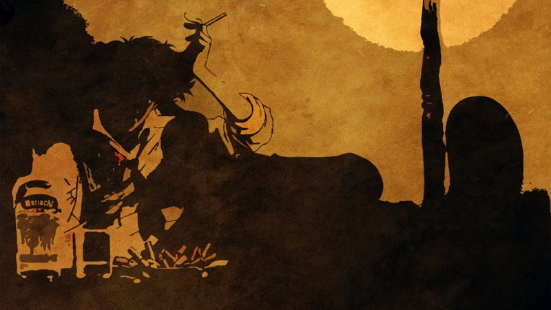 wall, religion, Spike Spiegel, old, wall - building feature, indoors, nature, ancient, backgrounds, shadow, 1080P, tree, the past, Cowboy Bebop, close-up