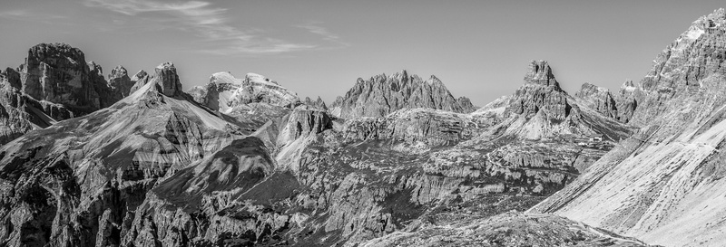 outdoors, wilderness, land, snow, slope, mountain range, photography, landscape, mountains, panoramic, 4K, cliff, sky, beauty in nature, italy, peak, tranquility