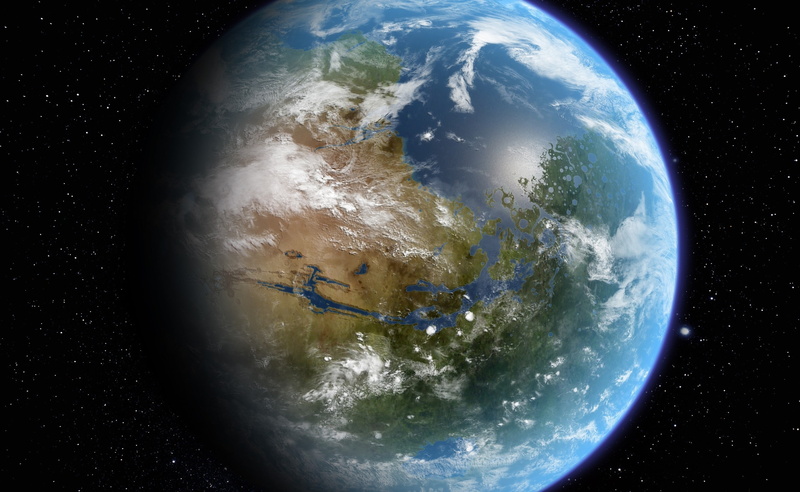 star - space, Planet, Earth, planet - space, digital composite, no people, sphere, technology, topography, science, globe - man made object, satellite view