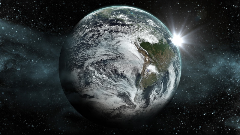 4K, graphic, stars, earth, Exoplanet, Planet, space, Kepler-452b