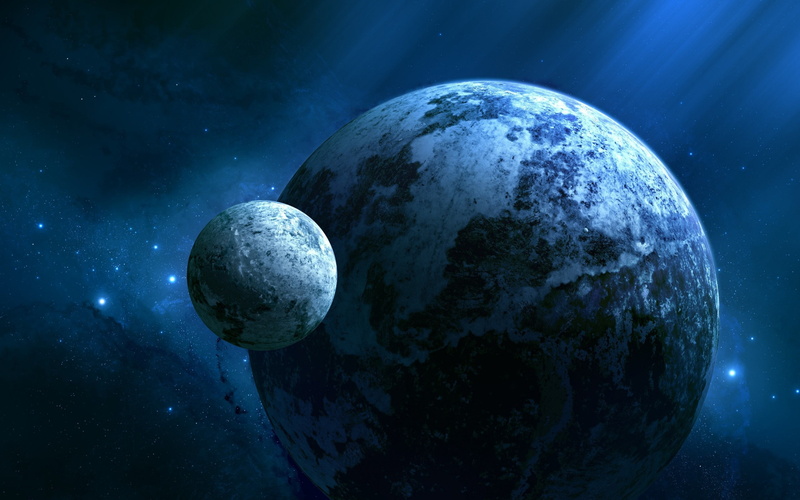 nature, night, no people, space exploration, science, hd, illustration, star field, astronomy, planet - space, shape, planet earth, satellite view, b, 2K