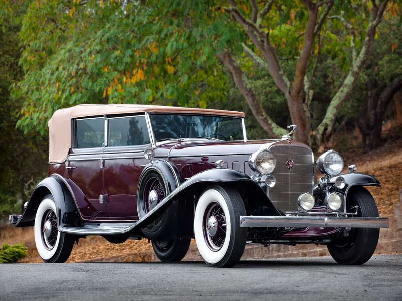 convertible, 452 b, phaeton, cadillac, 1080P, weather, v16, luxury, retro, 32 16 273, fisher, 1932