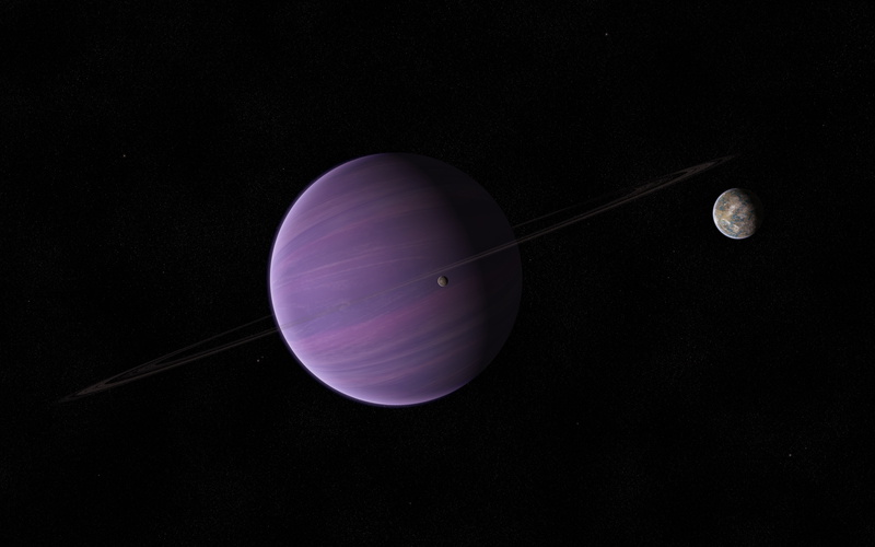 gas giant, astronomy, ring, space, grass, flying, studio shot, night, planet, 4K, stars, sky, copy space, beauty in nature, sport, planet - space