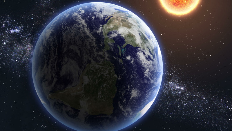 digital composite, star - space, planet, world, space, astronomy, planet - space, night, three dimensional, sea, universe, lens flare, outdoors, planet earth