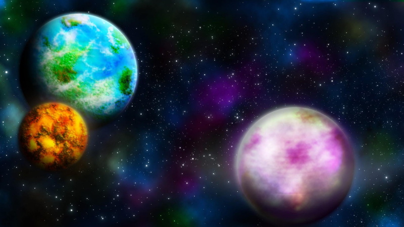 planets, space art, no people, astronomical object, 1080P, space, science, star - space, universe, exploration, night, sky, beauty in nature, galaxy, outdoors
