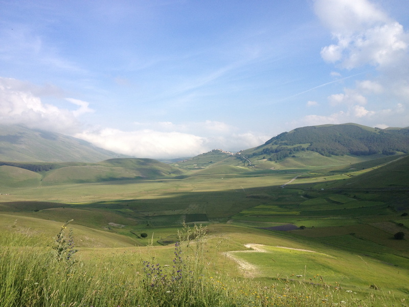 cloud - Sky, green, vacation, scenics, idyllic, italian, Le Marche, blue, Piano Grande, Italy, mountain, holiday, scenics - nature, outdoors, plain, rolling landscape