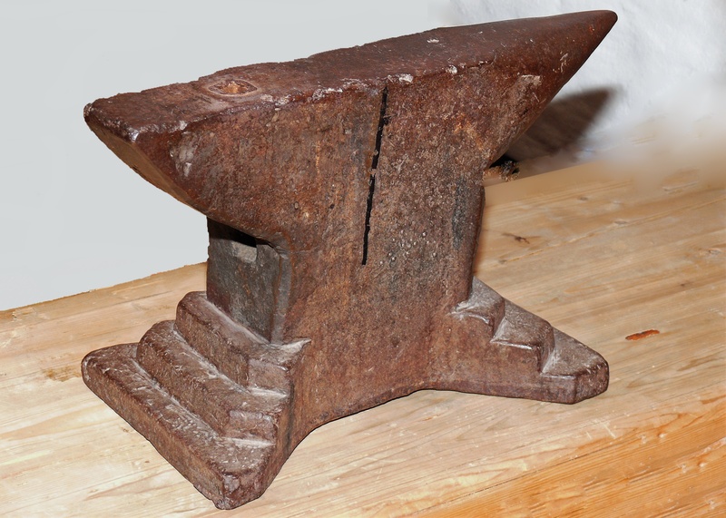 hands, textured, stainless, old forge, still life, no people, food and drink, old, artist blacksmith, iron, wood - material, horn, loaf of bread, hand