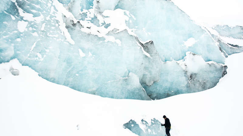 mountain, group of people, landscape, 2K, snowy, person, scenics - nature, walking, outdoors, nature, conquering adversity, ice mountain, glacier, field