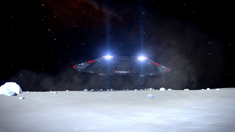 environment, white color, nature, snow, space, sky, frozen, 720P, winter sport, cold temperature, Elite: Dangerous, spaceship, illuminated, asteroid, beauty in nature