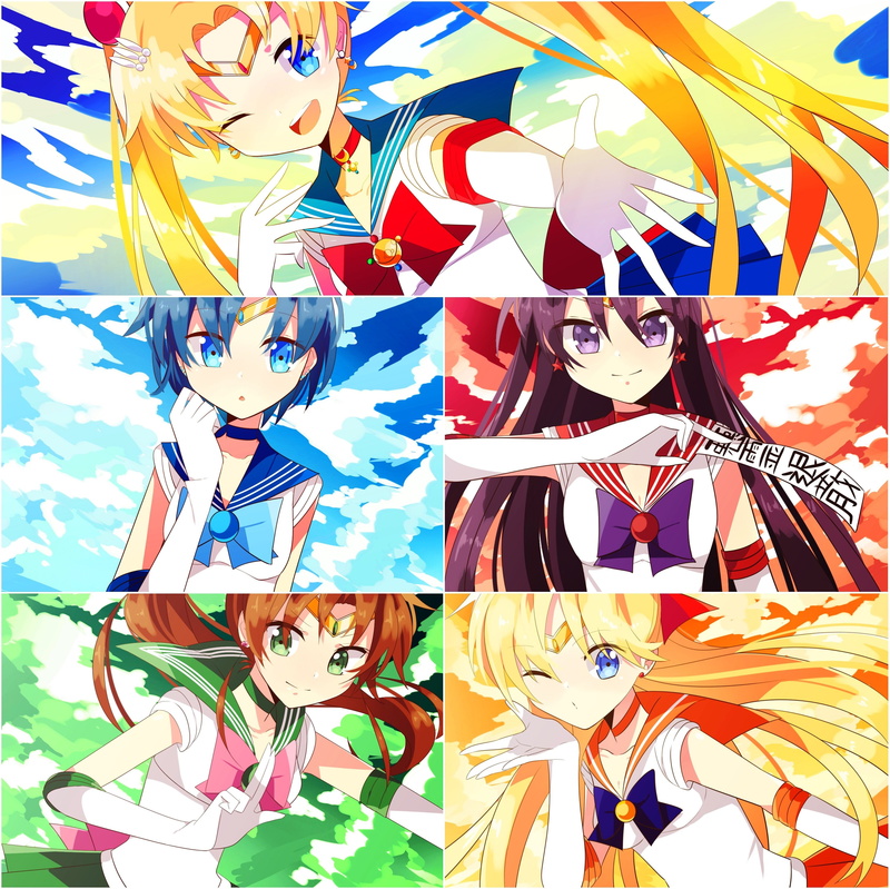 moon, 2K, mercury, senshi, sailor, jupiter, minako, aino, bishoujo