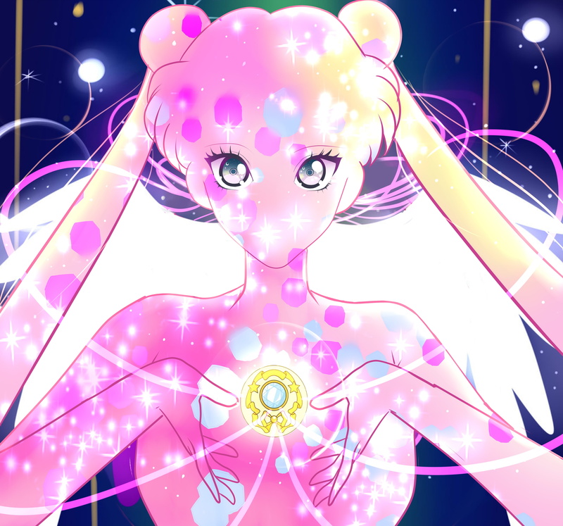 4K, moon, long, blue, bishoujo, series, girl, hair, character, eyes, dress, anime, senshi, sailor, beauty