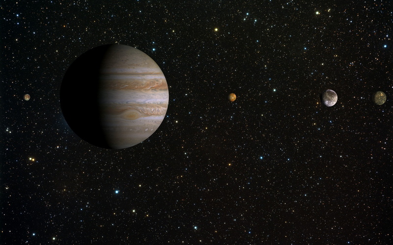 star, space art, stars, nature, solar system, star - space, 1080P, digital art, planet, night, space exploration, space, science, orbiting, sky, flying