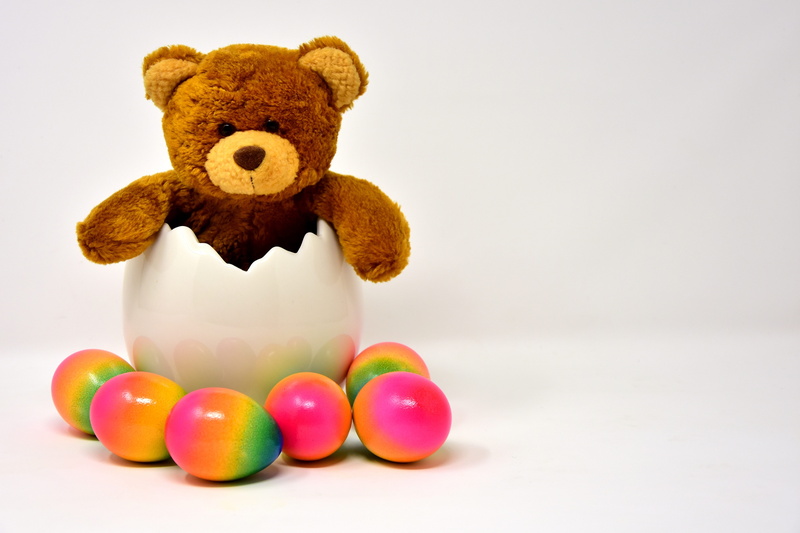 toy, easter egg, representation, medium group of objects, egg, ceramic, plush, sweet, funny, indoors, celebration, easter, cuddly, close-up, teddy, animal representation