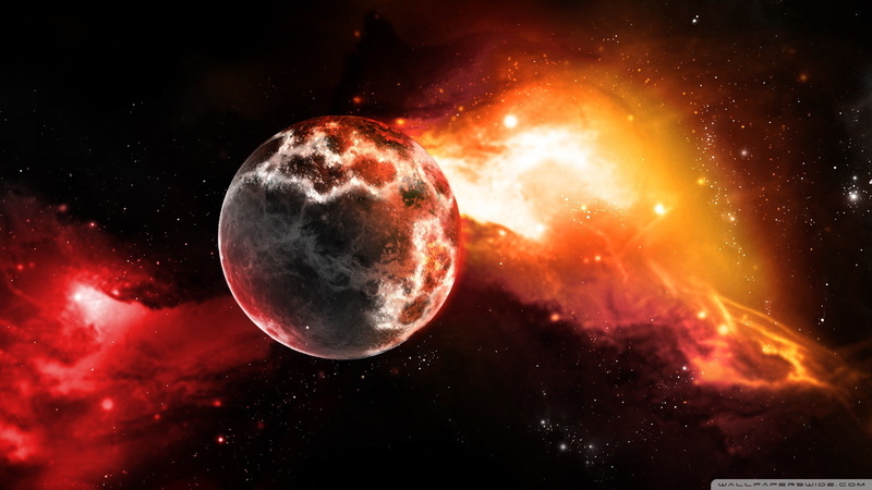 1080P, venus, stars, illustration, moon, planet