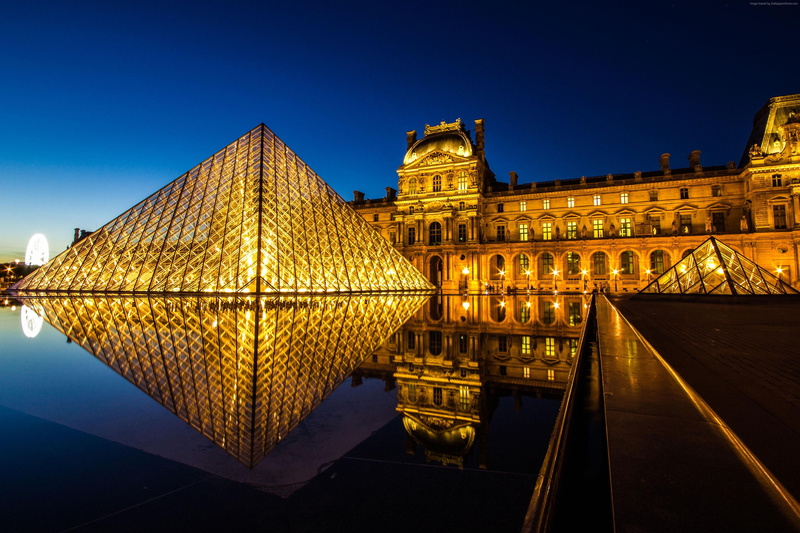 France, Travel, Tourism, 4K, Louvre museum, Paris
