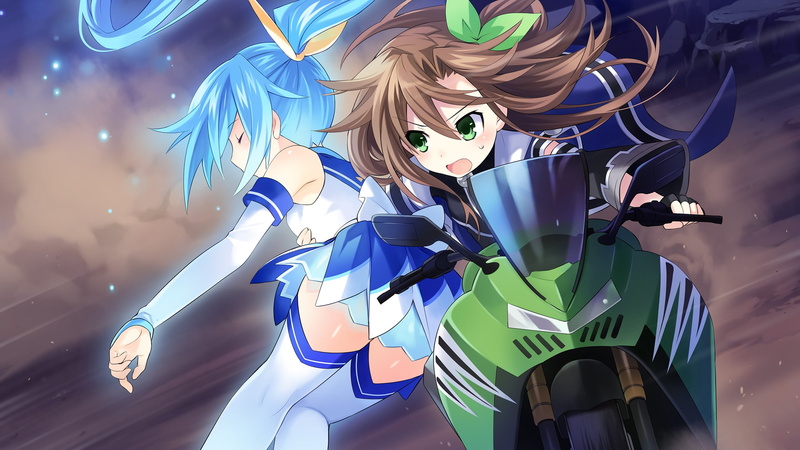 2K, people, representation, anime girls, illuminated, nature, multi colored, real people, blue, futuristic, human representation, outdoors, Superdimension Neptune