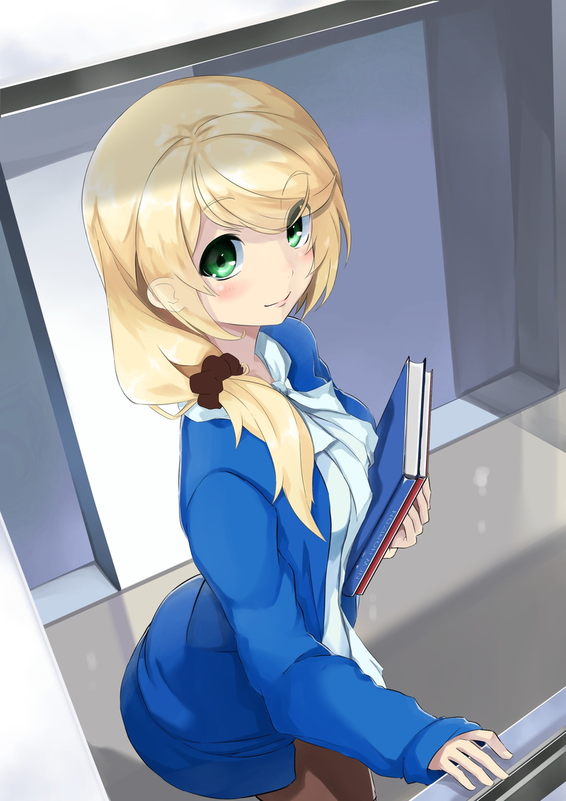 2K, anime, green eyes, New Horizon, anime girls, blonde, Ellen Baker
