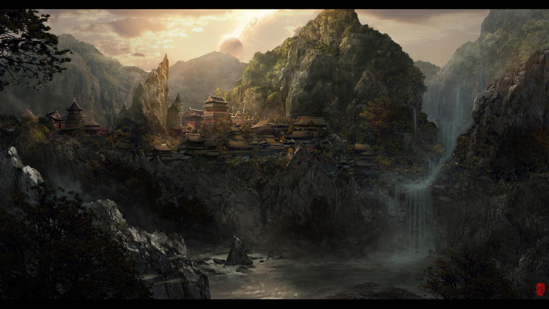 Garden, 1080P, New Horizon, Zen, Horizon, Fantasy, City