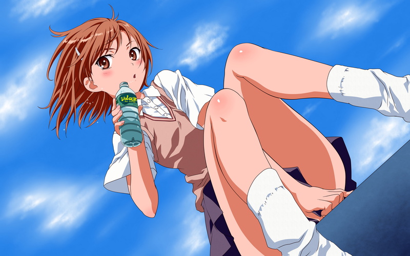 schoolgirl, school uniform, girls, sky, celebration, women, blue, anime girls, emotion, 5K, lifestyles, females, day, portrait, child, cloud - sky, nature