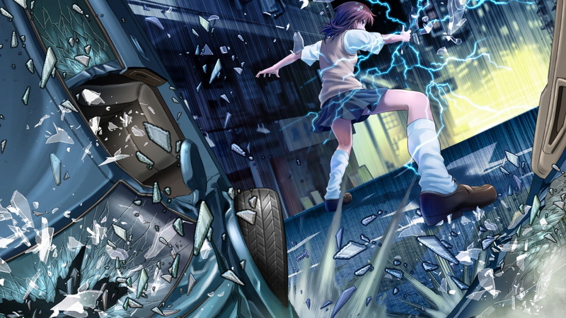 one person, casual clothing, messy, Misaka Mikoto, anime, males, water, To Aru Kagaku no Railgun, lifestyles, occupation, sport, men, adult, anime girls