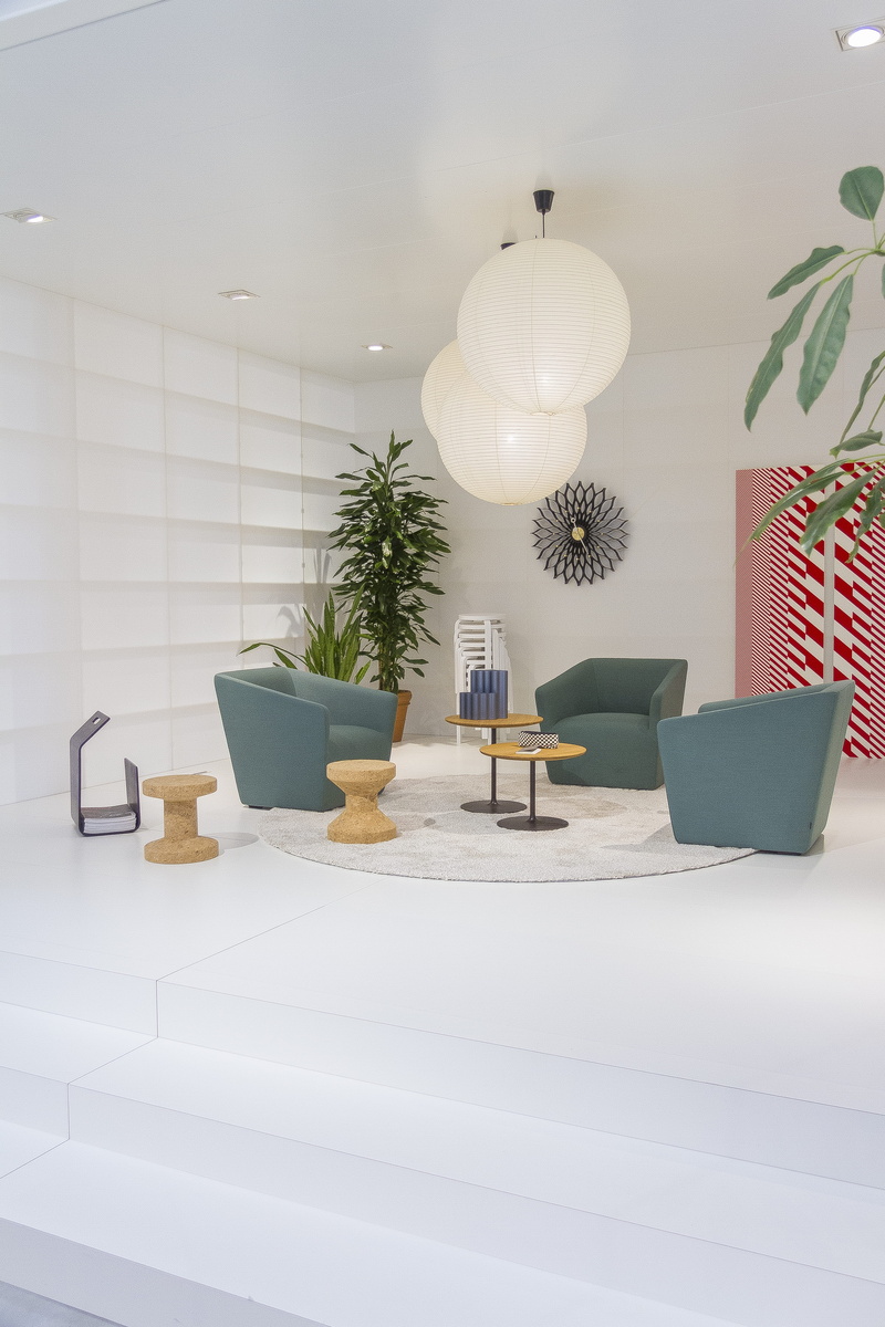 plant, blue, ceiling, living room, interior, tabletop, green, 70s, stuffed, lighting equipment, home interior, home, room, armchairs, interior design, potted plant
